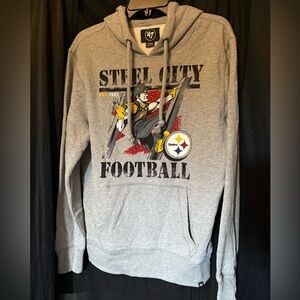 Pittsburgh Steelers - Steel City Football Gray Hoodie